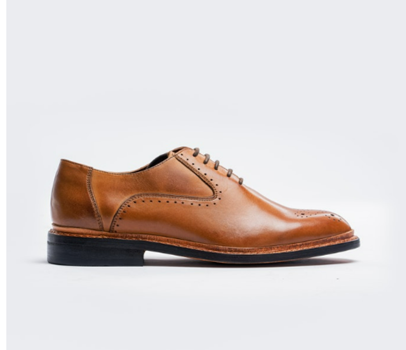 Cavani Brentwood Brogue Tan-1